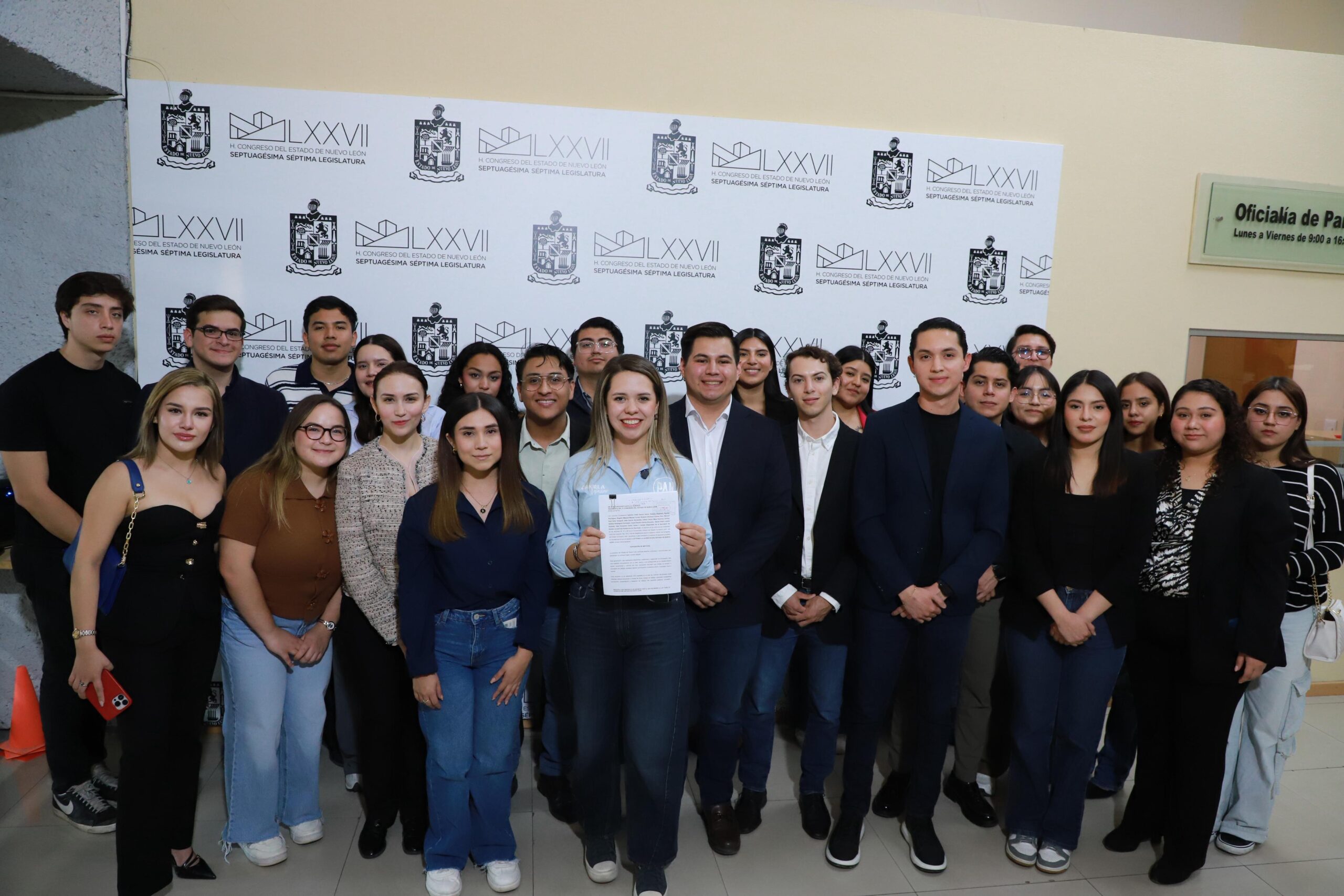 Presentan jóvenes panistas la nueva Ley de Juventud para Nuevo León
