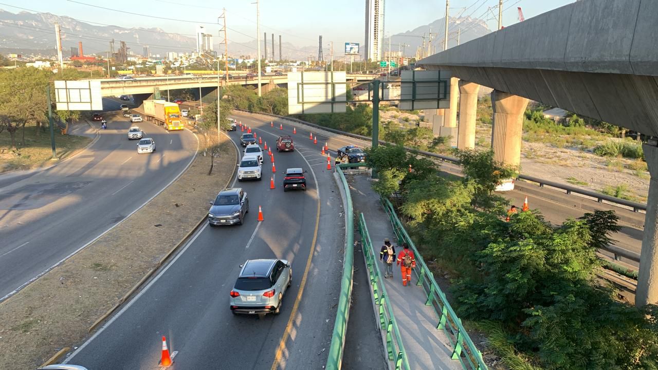 Carriles de contraflujo no estarán en funcionamiento por día de asueto en Monterrey