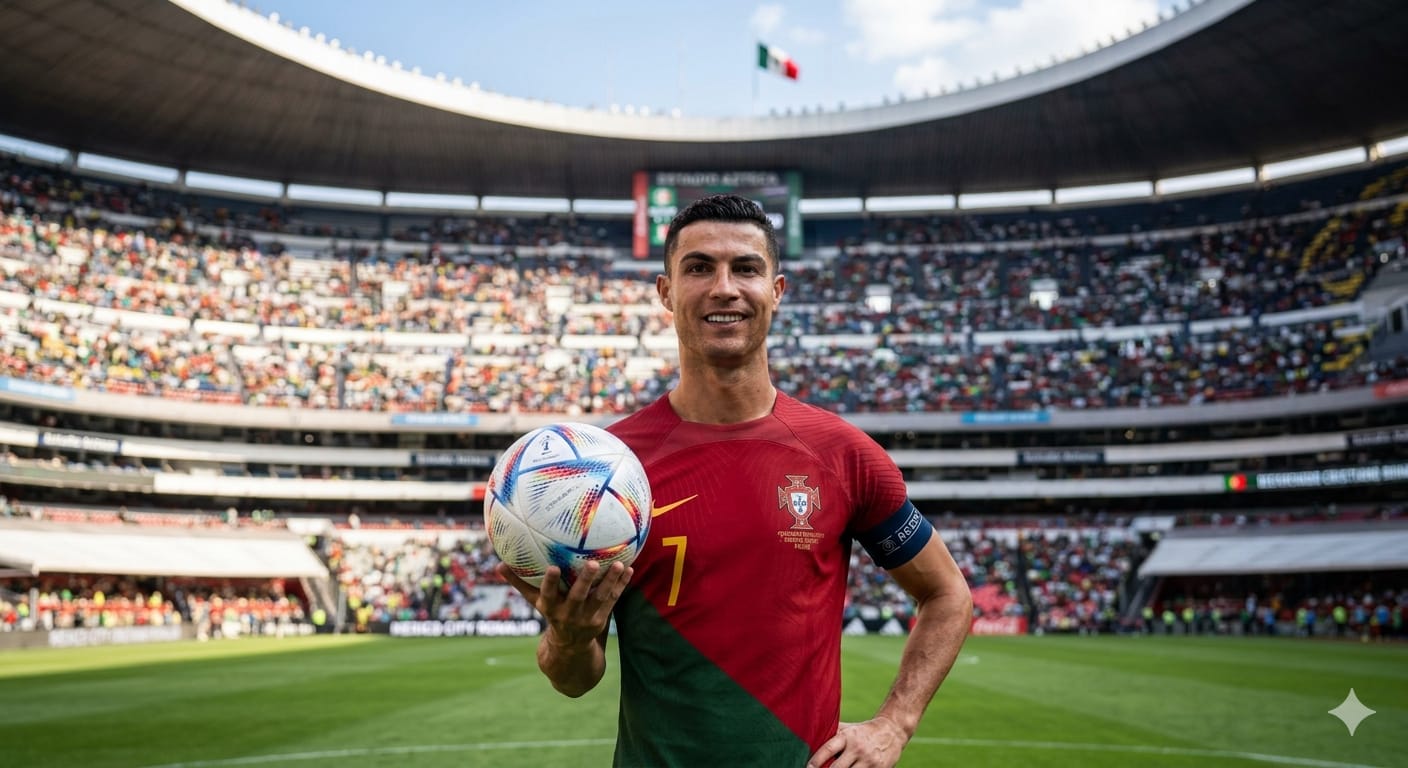 Cristiano Ronaldo es baja para enfrentar a México en el Estadio Banorte