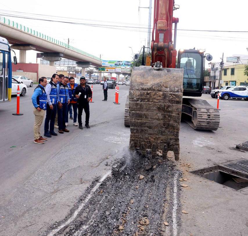 Inicia San Nicolás construcción de pluvial en Avenida Universidad